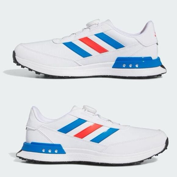 adidas Other - New Men’s Sz 12 Adidas S2G Boa 24 Wide Spikeless Golf Shoes White Black IF0290